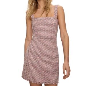 Aritzia Babaton Times Tweed Mini Dress